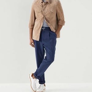 Brunello Cucinelli wool blended long pants for men